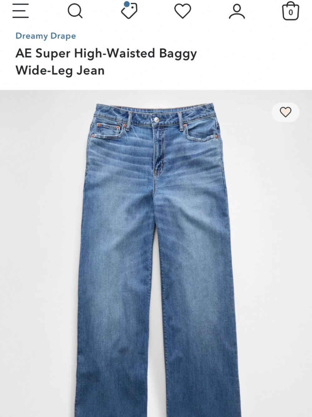 American Eagle Dreamy Drape jeans